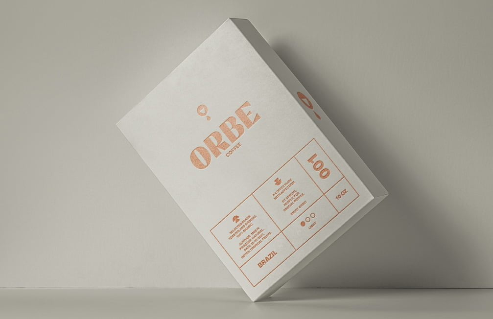 orbe coffee packaging