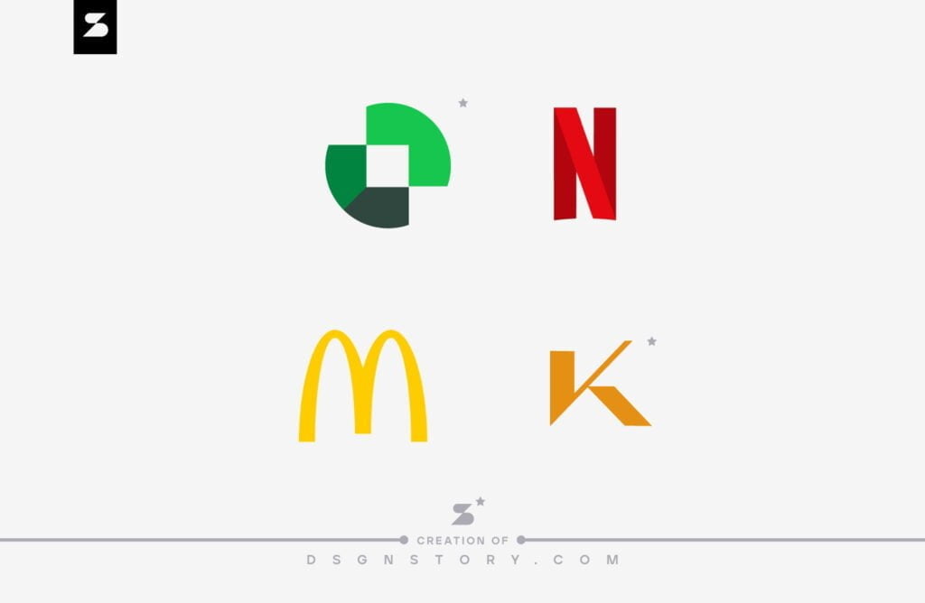 Letterform Logos example