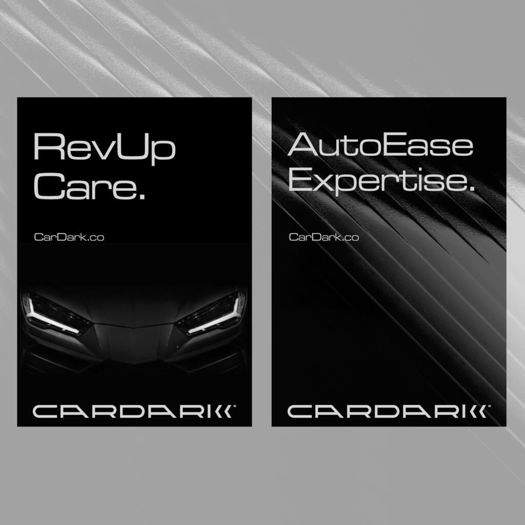 CarDark Logo banner design