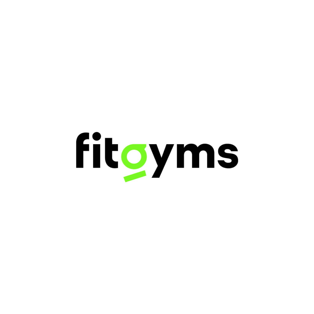 fitgyms logo white background